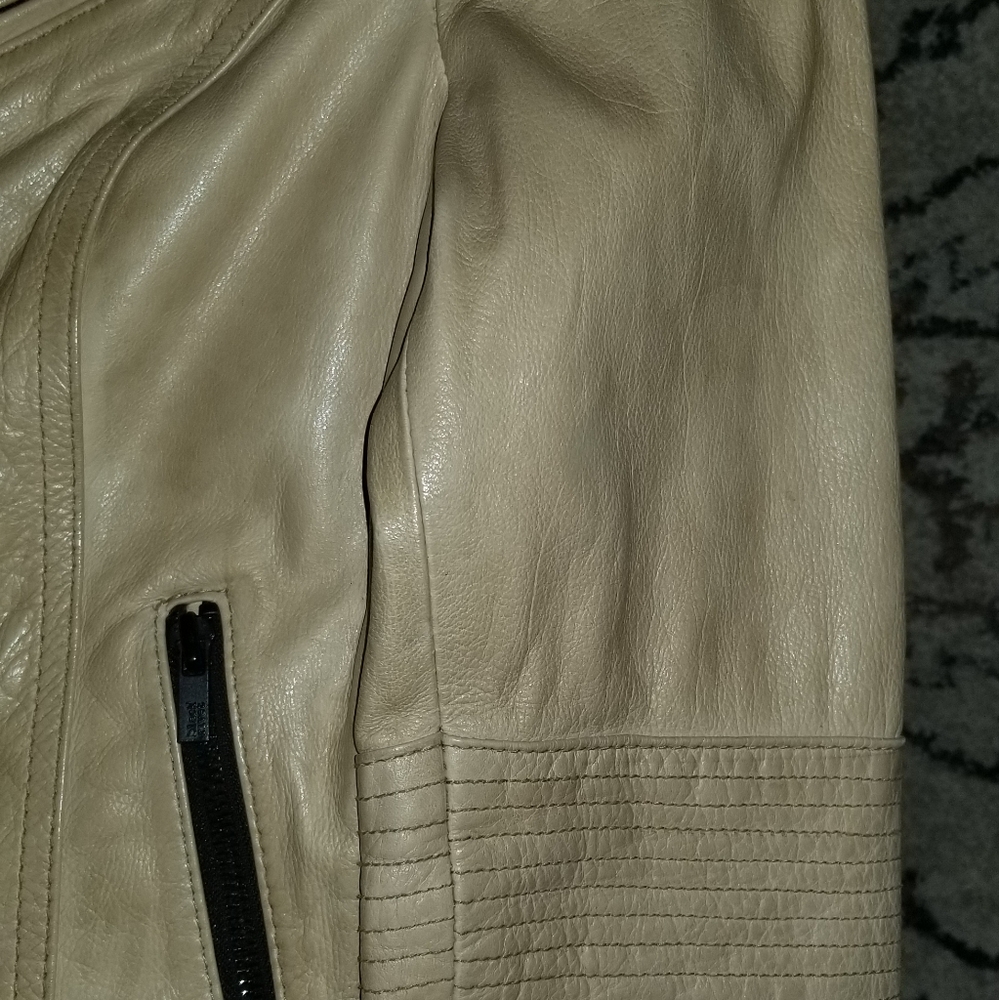 Black Rivet Moto Leather Jacket - Picture 6 of 7
